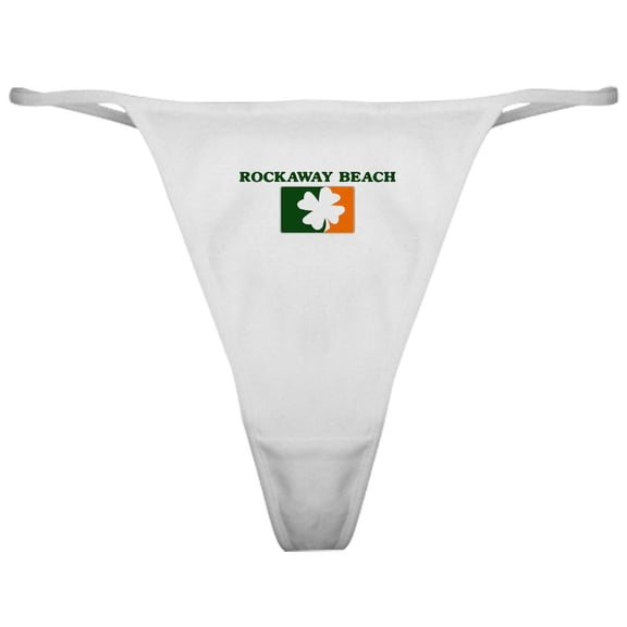 CafePress - Rockaway Beach Irish (Orange) Classic Thong - Women's Novelty Thong Panties Underwear