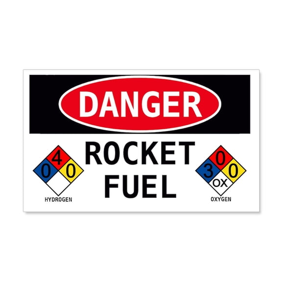 CafePress - Rocket Fuel - 20x12 Wall Decal