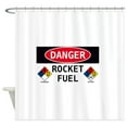 thumbnail image 1 of CafePress - Rocket Fuel - Unique Fabric Shower Curtain 70" x 72", 1 of 3