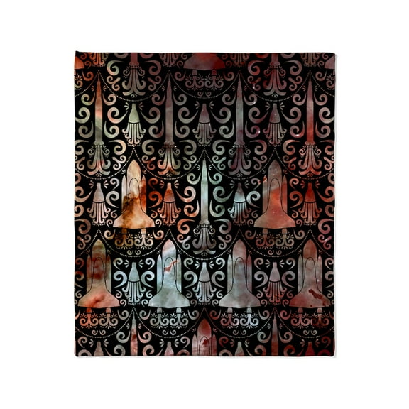 CafePress - Rocket Science Damask Throw Blanket - Soft Fleece Throw Blanket, 50"x60" Stadium Blanket