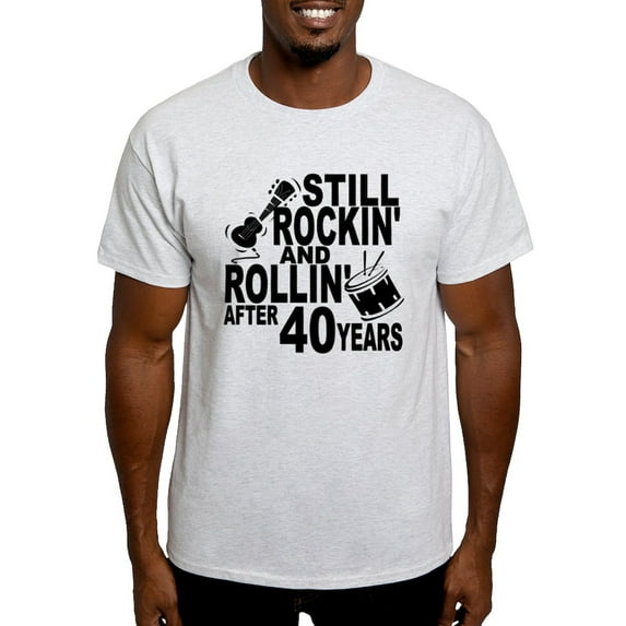 CafePress - Rockin And Rollin After 40 Years T Shirt - Men's Classic Graphic T-Shirt