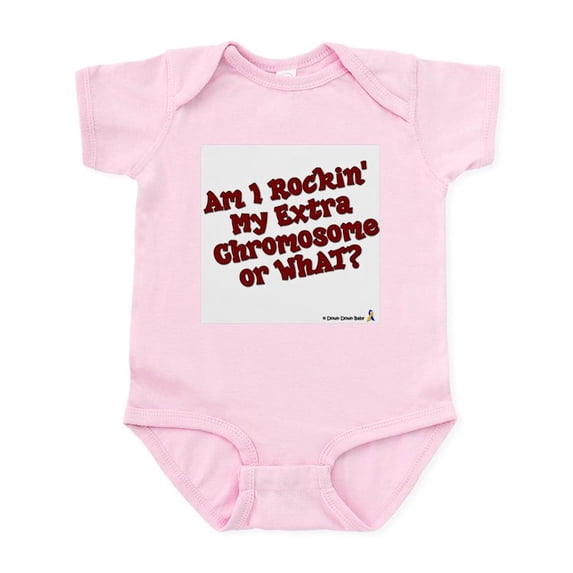 CafePress - Rockin' My Chromosome Body Suit - Baby Light Bodysuit, Size Newborn - 24 Months