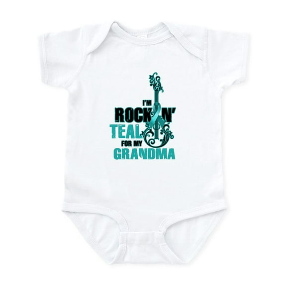 CafePress - Rockintealfor Grandma Body Suit - Baby Light Bodysuit, Size Newborn - 24 Months