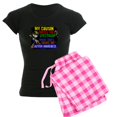 thumbnail image 1 of CafePress - Rocks Spectrum Autism Women's Dark Pajamas - Women's Short Sleeve Print T-Shirt and Pants Dark Cotton Pajama Set, 1 of 7