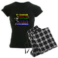thumbnail image 1 of CafePress - Rocks Spectrum Autism Women's Dark Pajamas - Women's Short Sleeve Print T-Shirt and Pants Dark Cotton Pajama Set, 1 of 7
