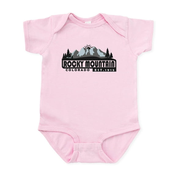 CafePress - Rocky Mountain Colorado Body Suit - Baby Light Bodysuit, Size Newborn - 24 Months
