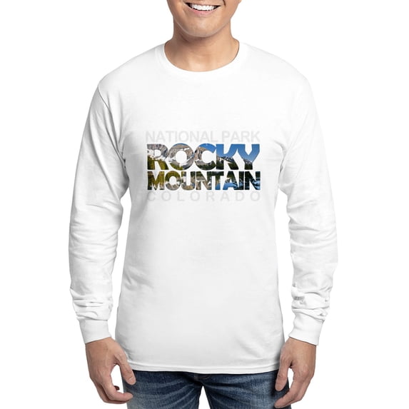CafePress - Rocky Mountain Colorado Long Sleeve T Shirt - Unisex Cotton Long Sleeve T-Shirt
