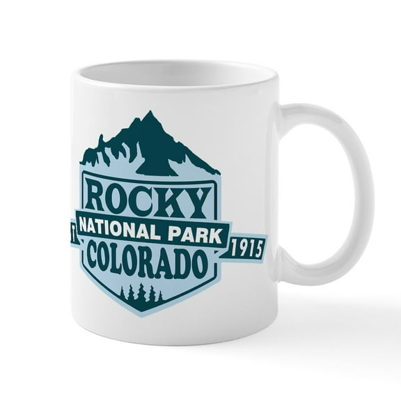 CafePress - Rocky Mountain Colorado Mugs - 11 oz Ceramic Mug - Novelty Coffee Tea Cup