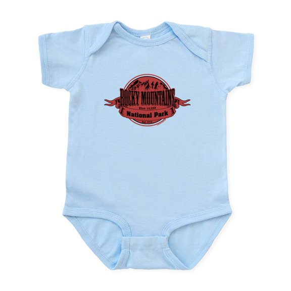 CafePress - Rocky Mountains 2 Body Suit - Baby Light Bodysuit, Size Newborn - 24 Months