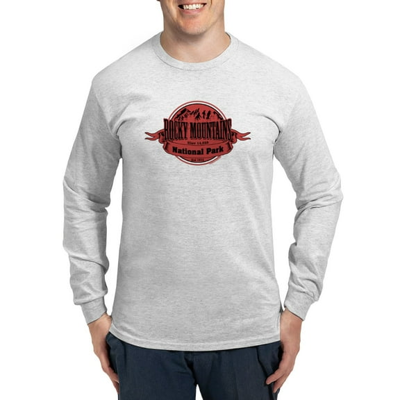 CafePress - Rocky Mountains 2 Long Sleeve T Shirt - Unisex Cotton Long Sleeve T-Shirt
