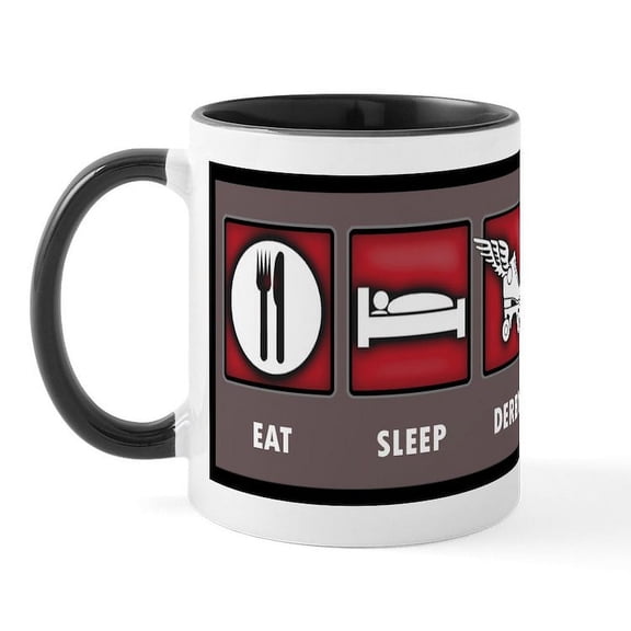CafePress - Roller Derby Mug - 11 oz Ceramic Mug - Novelty Coffee Tea Cup