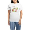 thumbnail image 1 of CafePress - Roller Skate Girl Women's Light Pajamas - Women's Short Sleeve Print T-Shirt and Pants Light Cotton Pajama Set, 1 of 7