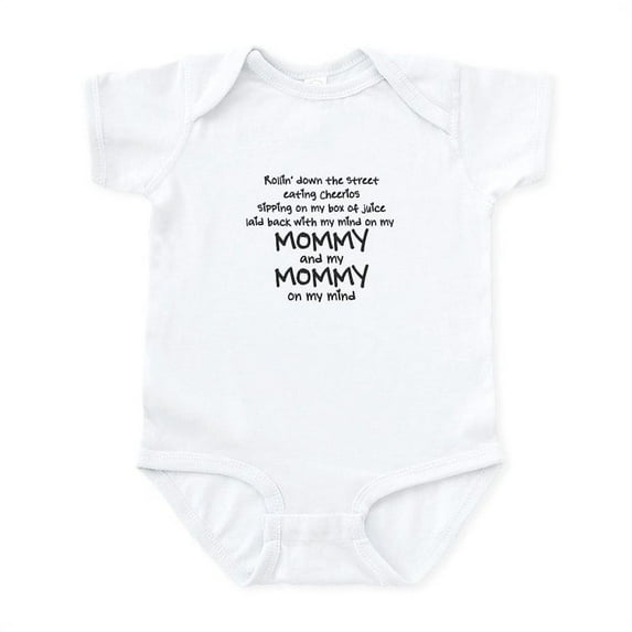 CafePress - Rollin Down The Street Pin Black Body Suit - Baby Light Bodysuit, Size Newborn - 24 Months