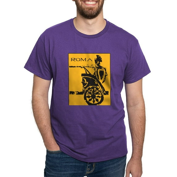 CafePress - Roma Dark T Shirt - Men's Classic Graphic Cotton T-Shirt