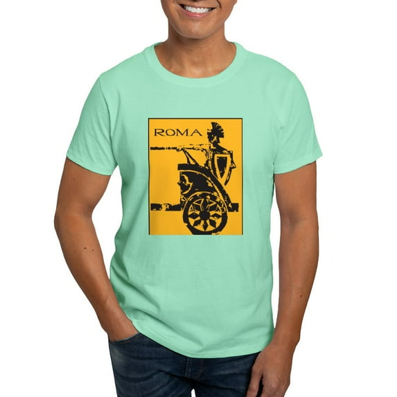 CafePress - Roma Dark T Shirt - Men's Classic Graphic Cotton T-Shirt