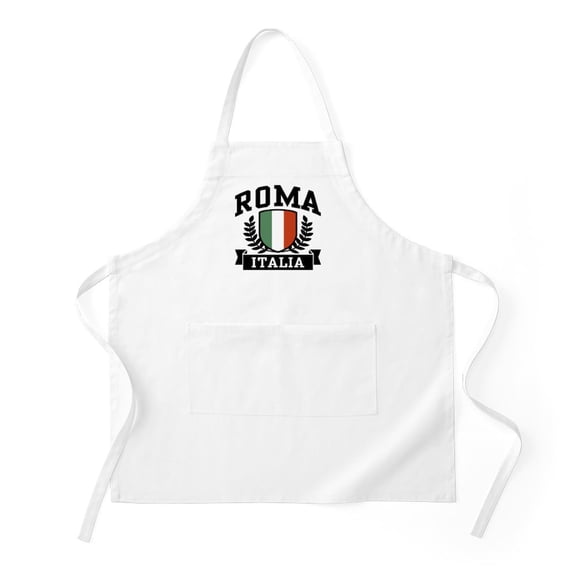 CafePress - Roma Italia Light - Kitchen Apron with Pockets, Grilling Apron, Baking Apron