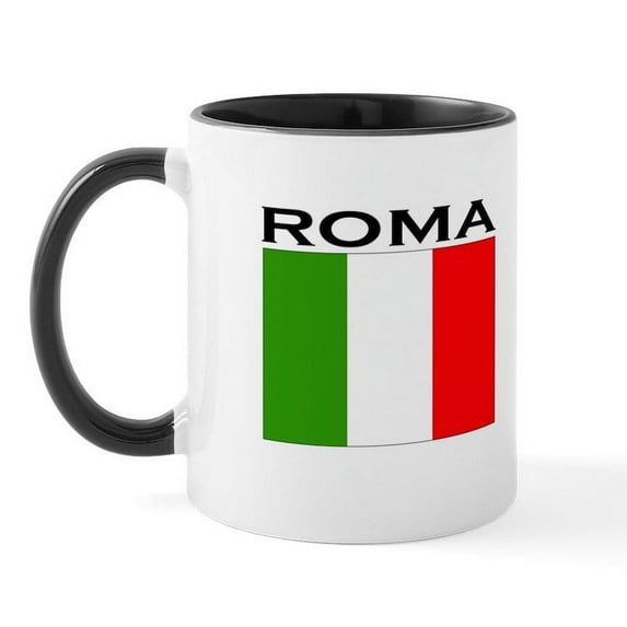 CafePress - Roma, Italia Mug - 11 oz Ceramic Mug - Novelty Coffee Tea Cup