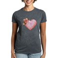thumbnail image 1 of CafePress - Romantic Hearts T Shirt - Women's Traditional Fit Dark T-Shirt, 1 of 4