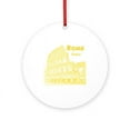 thumbnail image 1 of CafePress - Rome_10X10_V1_Yellow_Colosseum -  Round Wood Ornament 4", 1 of 2