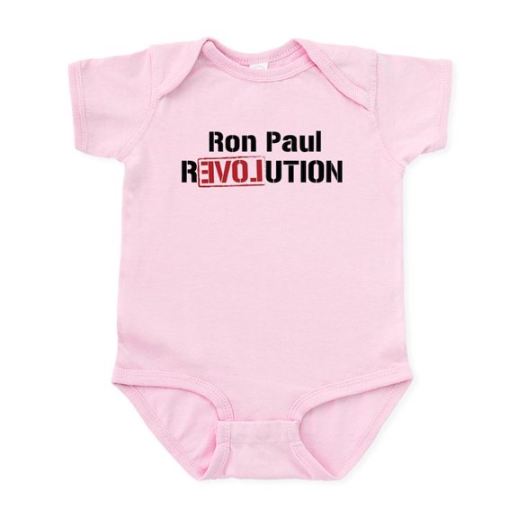 CafePress - Ron Paul Revolution Infant Bodysuit - Baby Light Bodysuit, Size Newborn - 24 Months