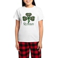 thumbnail image 1 of CafePress - Ronan Shamrock Women's Light Pajamas - Women's Short Sleeve Print T-Shirt and Pants Light Cotton Pajama Set, 1 of 7