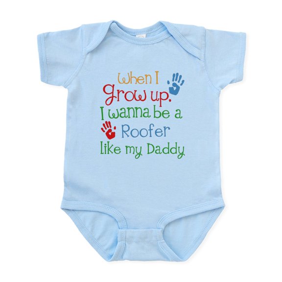 CafePress - Roofer Like Daddy Infant Bodysuit - Baby Light Bodysuit, Size Newborn - 24 Months