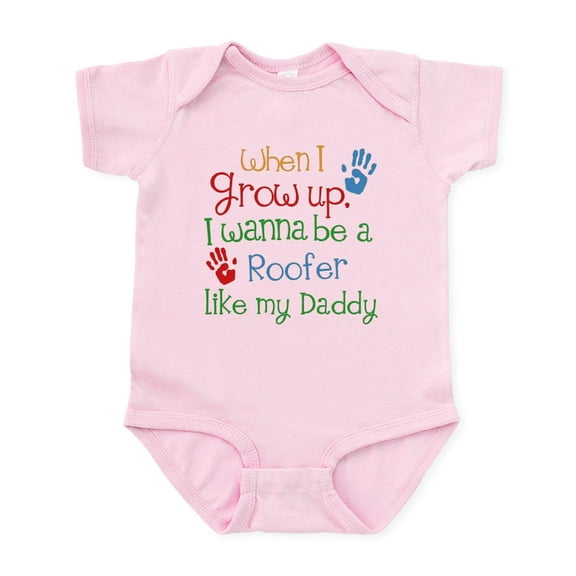 CafePress - Roofer Like Daddy Infant Bodysuit - Baby Light Bodysuit, Size Newborn - 24 Months