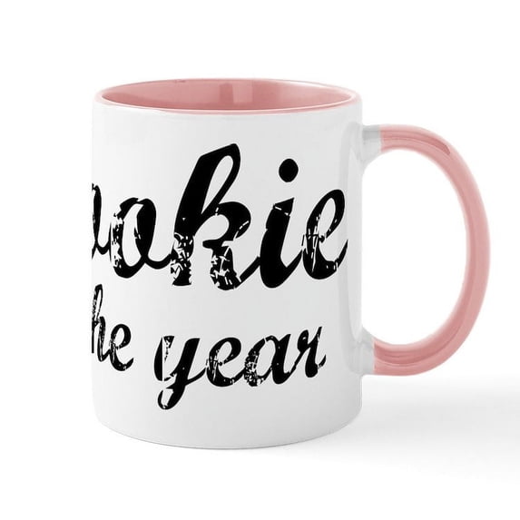 CafePress - Rookie Of The Year Mug - 11 oz Ceramic Mug - Novelty Coffee Tea Cup