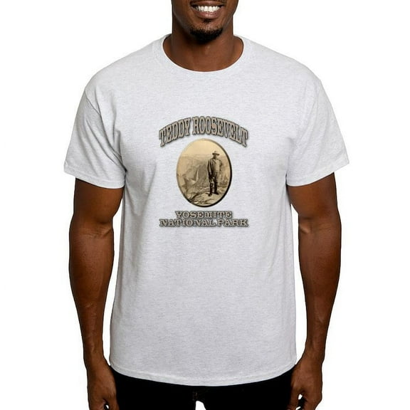 CafePress - Roosevelt At Yosemite Light T Shirt - Men's Classic Graphic T-Shirt