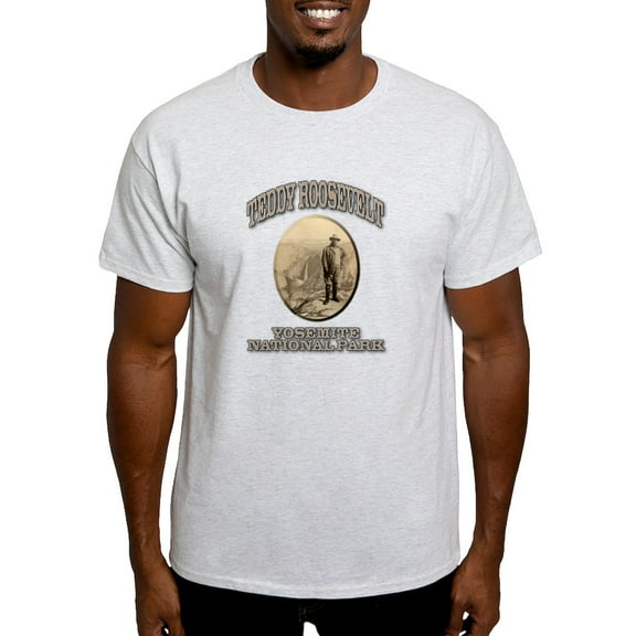 CafePress - Roosevelt At Yosemite Light T Shirt - Men's Classic Graphic T-Shirt