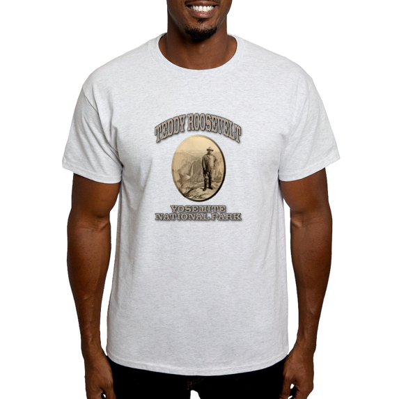 CafePress - Roosevelt At Yosemite Light T Shirt - Men's Classic Graphic T-Shirt