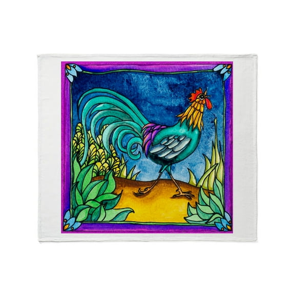 CafePress - Rooster Throw Blanket - Soft Fleece Throw Blanket, 50"x60" for All Ages