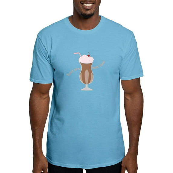CafePress - Root Beer Float Time T Shirt - Fitted T-Shirt, Vintage Fit Soft Cotton Tee