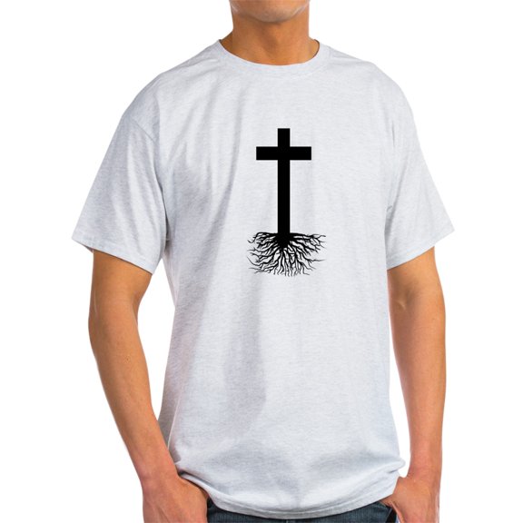CafePress - Rooted In Christ - Light T-Shirt - CP