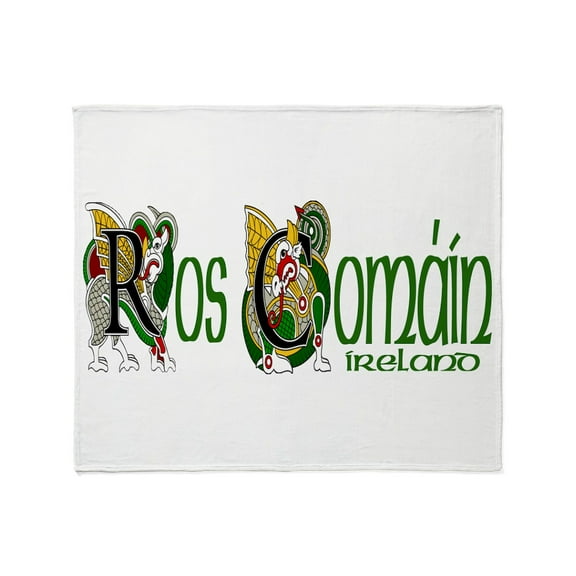 CafePress - Roscommon Dragon (Gaelic) Throw Blanket - Soft Fleece Throw Blanket, 50"x60" for All Ages