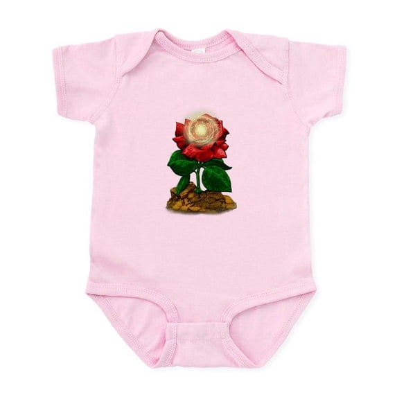 CafePress - Rose & Universe Infant Bodysuit - Baby Light Bodysuit, Size Newborn - 24 Months