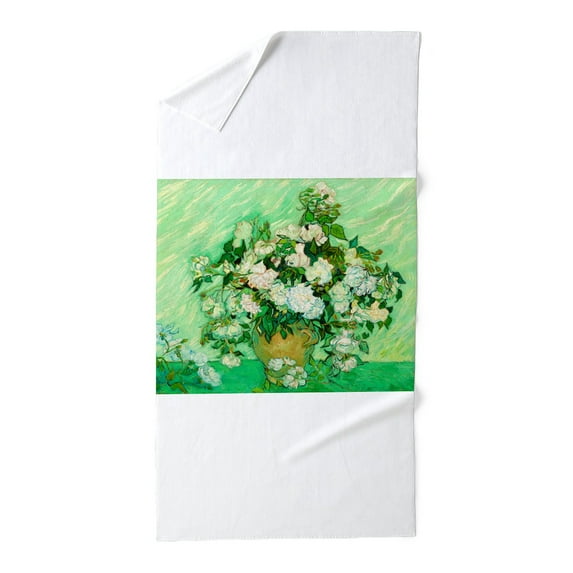 CafePress - Roses By Vincent Van Gogh - Large Beach Towel, Soft 30"x60" Towel with Unique Design
