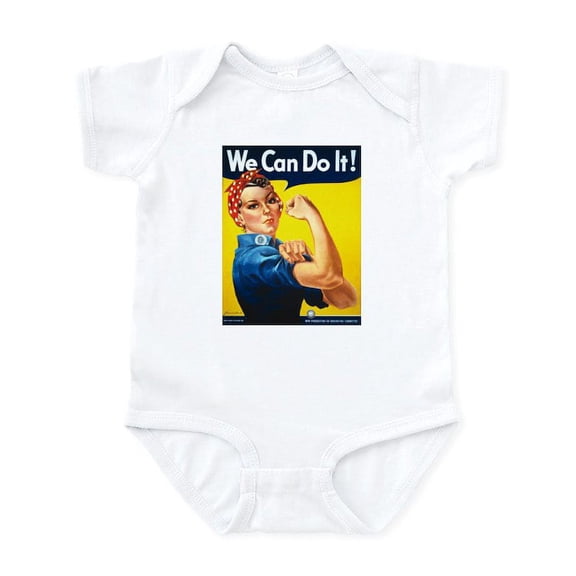 CafePress - Rosie The Riveter Infant Bodysuit - Baby Light Bodysuit, Size Newborn - 24 Months