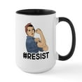 thumbnail image 1 of CafePress - Rosie The Riveter Resis - 15 oz Ceramic Large White Novelty Mug, 1 of 4