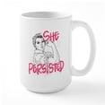 thumbnail image 1 of CafePress - Rosie The Riveter She P - 15 oz Ceramic Large White Novelty Mug, 1 of 6