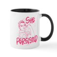 thumbnail image 1 of CafePress - Rosie The Riveter She Persiste - 11 oz Ceramic Mug - Novelty Coffee Tea Cup, 1 of 4