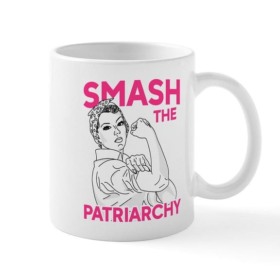CafePress - Rosie The Riveter Smash The Pa - 11 oz Ceramic Mug - Novelty Coffee Tea Cup