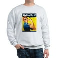 thumbnail image 1 of CafePress - Rosie The Riveter We Can Do It! Sweatshirt - Crew Neck Sweatshirt, 1 of 4