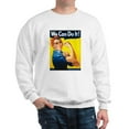 thumbnail image 1 of CafePress - Rosie The Riveter We Can Do It! Sweatshirt - Crew Neck Sweatshirt, 1 of 4
