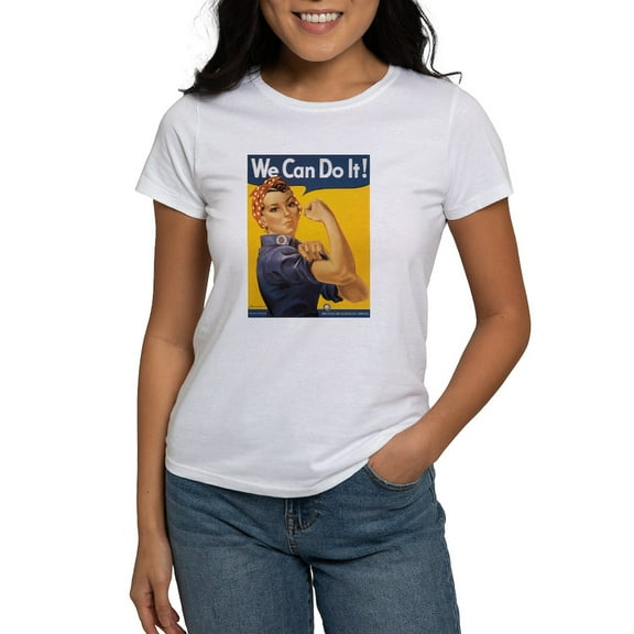CafePress - Rosie The Riveter Women's T Shirt - Women's Classic T-Shirt