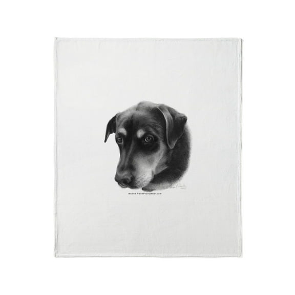 CafePress - Rottweiler Lab Mix Throw Blanket - Soft Fleece Throw Blanket, 50"x60" for All Ages