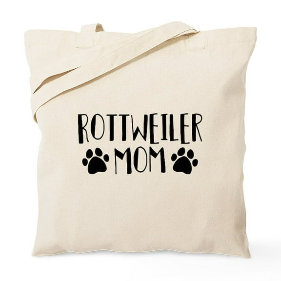 CafePress - Rottweiler Mom Tote Bag - Unisex Canvas Tote Bag, Beige, 1-Piece