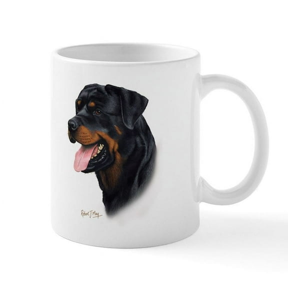 CafePress - Rottweiler Mug - 11 oz Ceramic Mug - Novelty Coffee Tea Cup