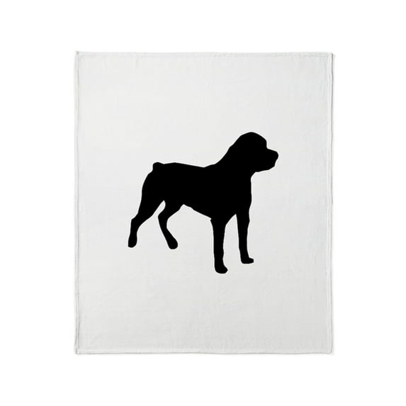 CafePress - Rottweiler Shadow Throw Blanket - Soft Fleece Throw Blanket, 50"x60" for All Ages