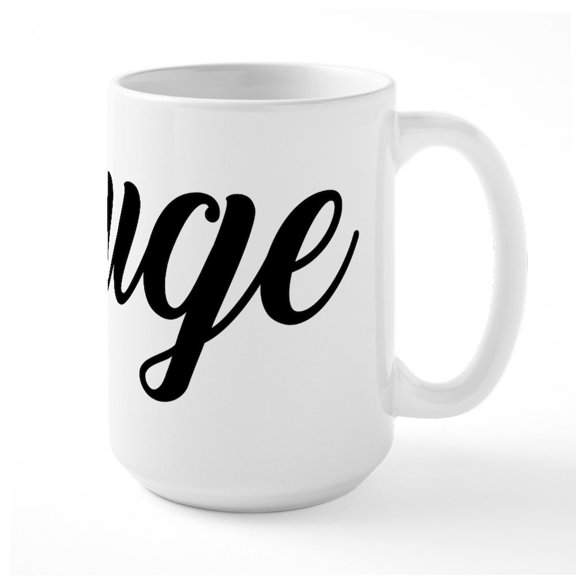 CafePress - Rouge - 15 oz Ceramic Large White Novelty Mug